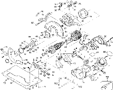 Exploded Diagram A Diagram and Parts List for 2698-AU Type 1 Black and Decker Circular Saw